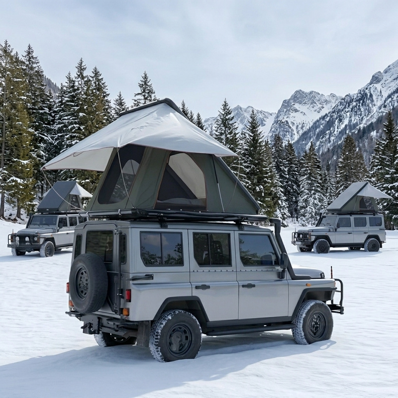 Outdoor Camping Ute - خيمة سقف سيارة من مادة ABS