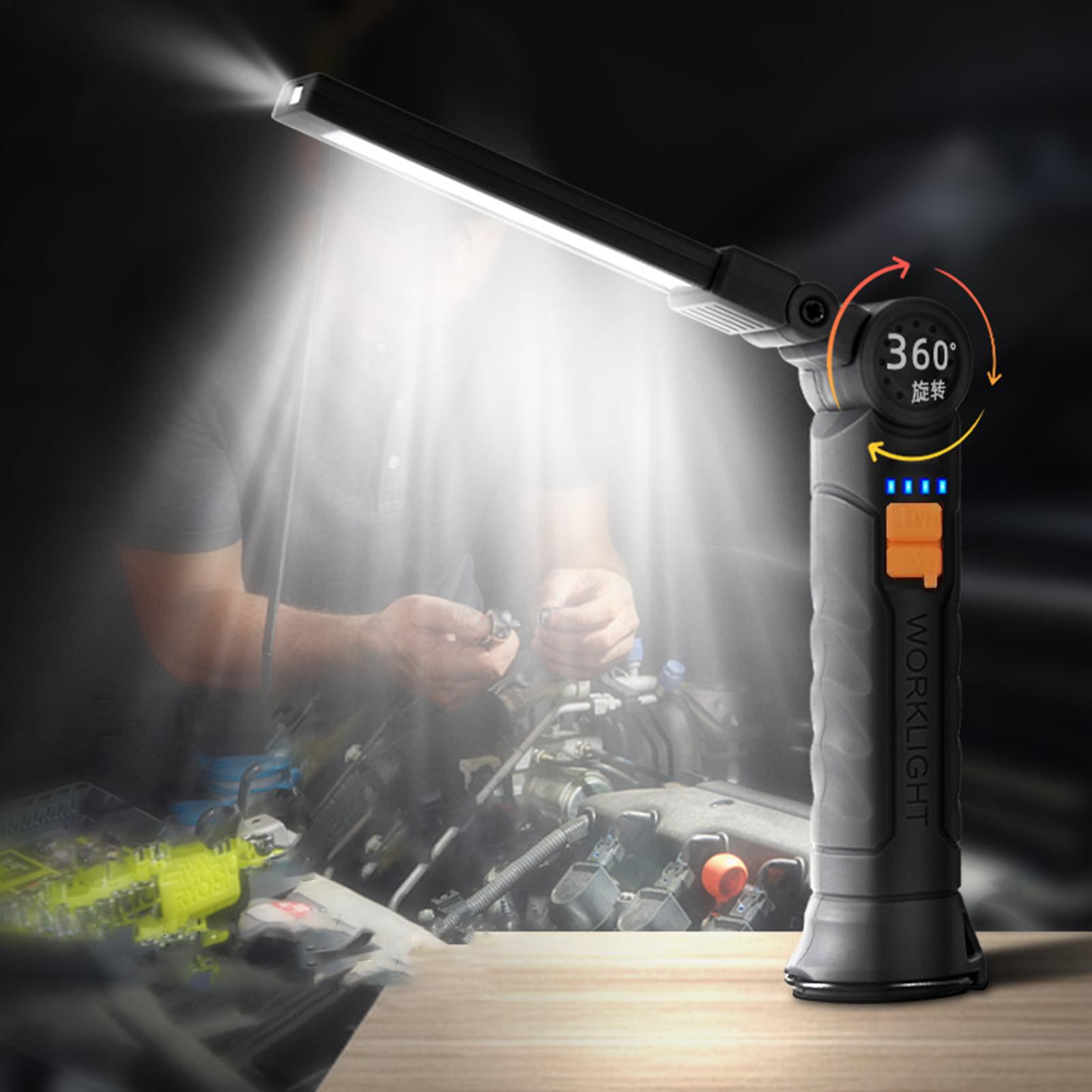 Outdoor Camping Jobs - مصباح يدوي LED قابل لإعادة الشحن