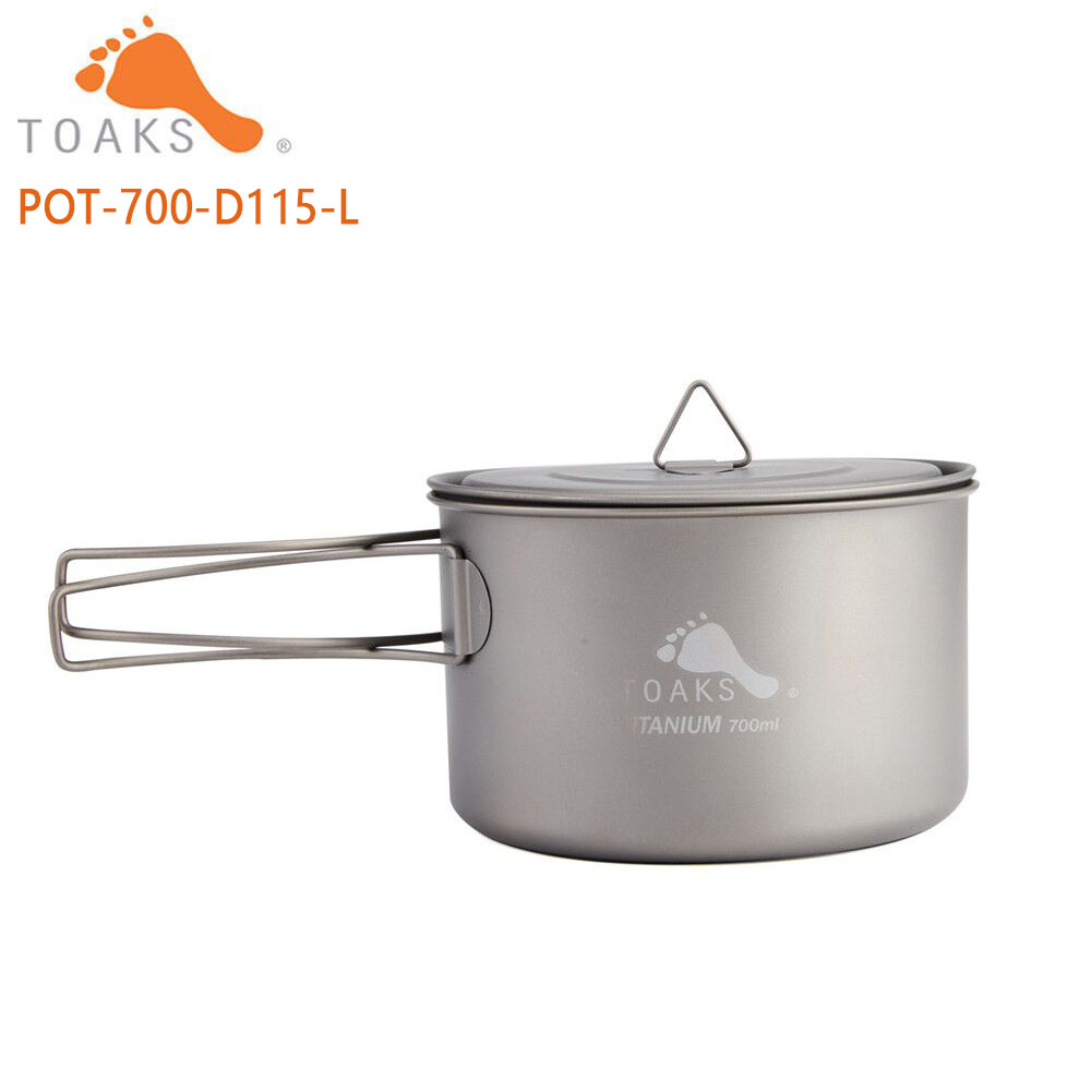 Outdoor Camping Dining Set - TOAKS التيتانيوم النقي التخييم تجهيزات المطابخ