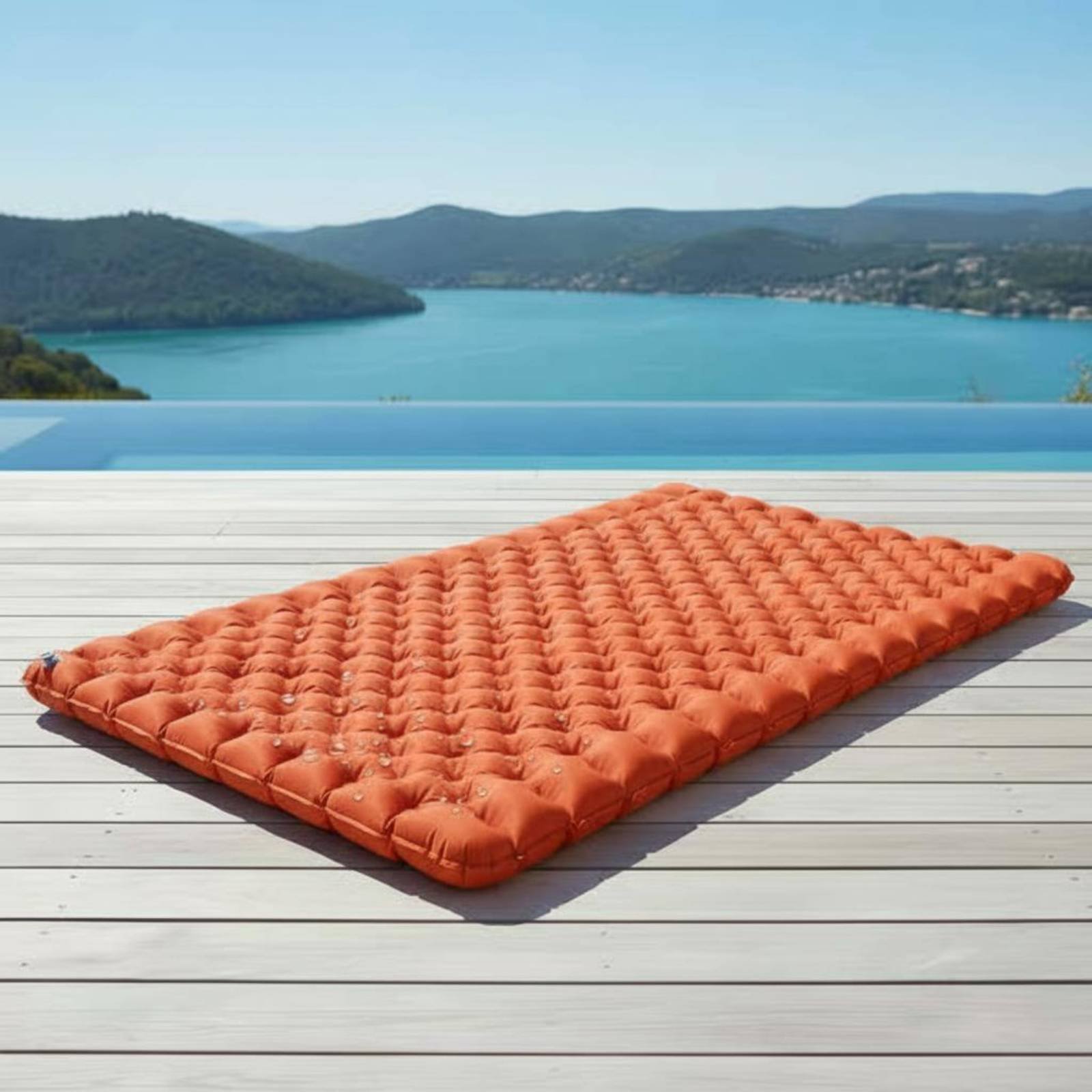 Outdoor Camping Rug - فراش تخييم قابل للنفخ من النايلون