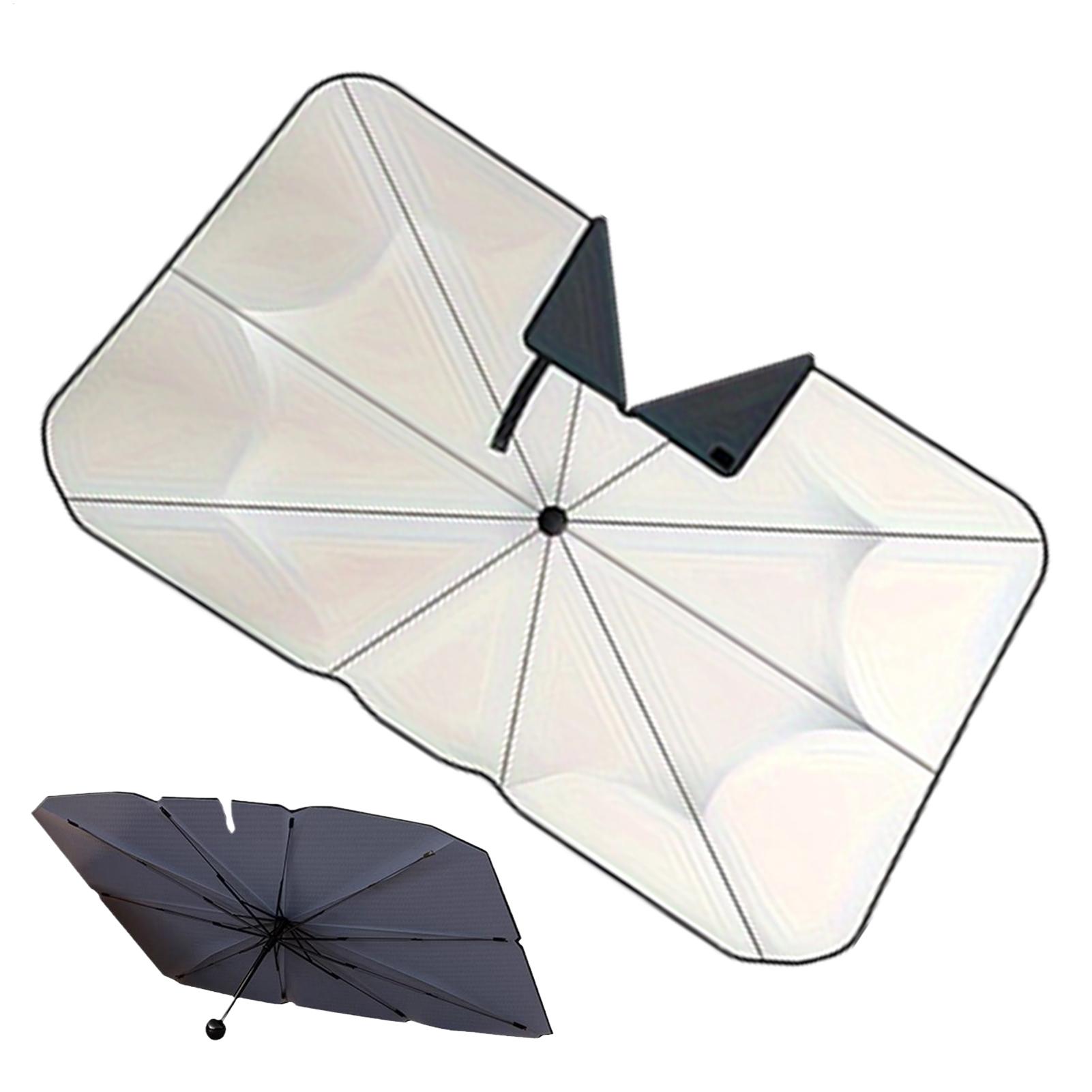Outdoor Camping Umbrella - مظلة شمسية محمولة للسيارة للزجاج الأمامي،