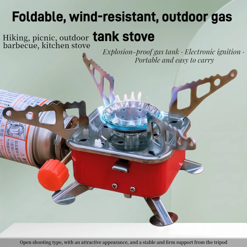 Outdoor Gas Camping Oven - موقد غاز محمول قابل للطي للتخييم