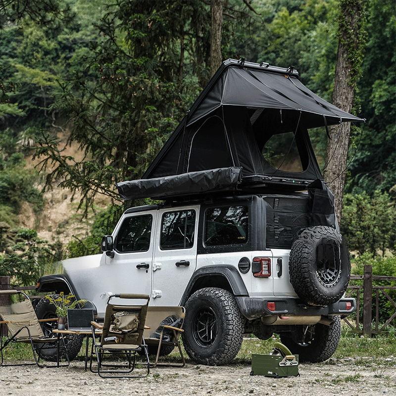 Outdoor Camping Van Tent - خيمة سقف صلبة من الألومنيوم مع