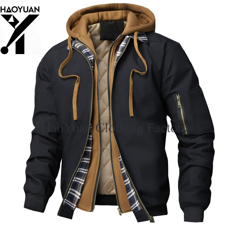 Outdoor Camping Jacket - سترة رجالية فضفاضة دافئة وقابلة للتنفس