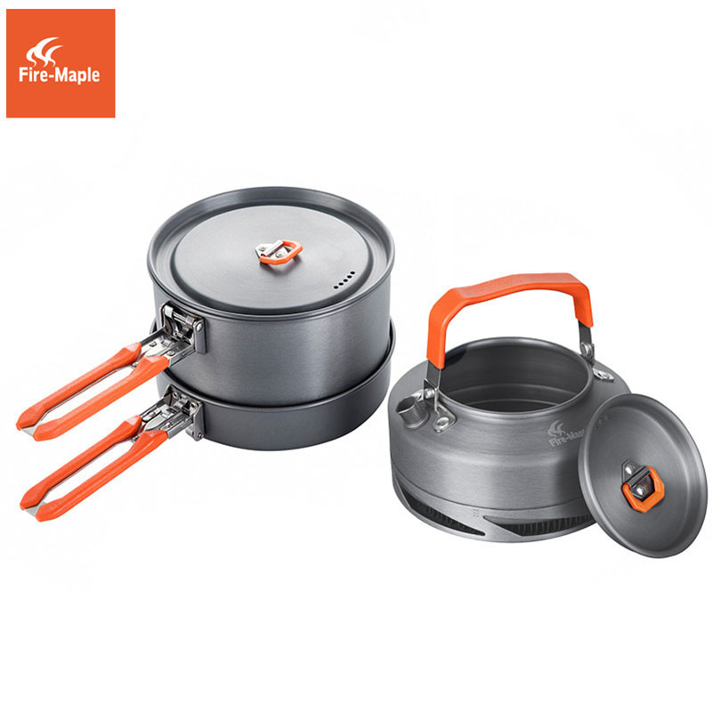 Outdoor Camping Dining Set - النار القيقب التخييم تجهيزات المطابخ المشي