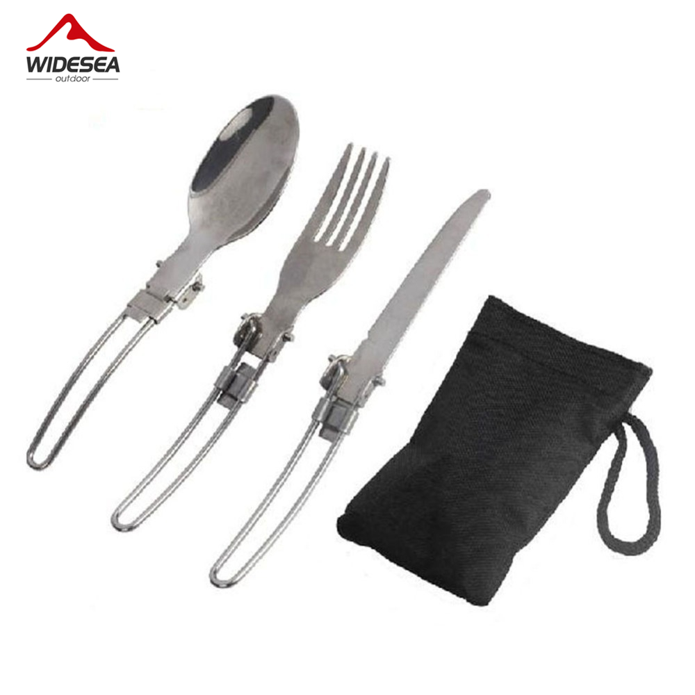 Outdoor Camping Dining Set - 3 قطعة 1 مجموعة المحمولة التخييم