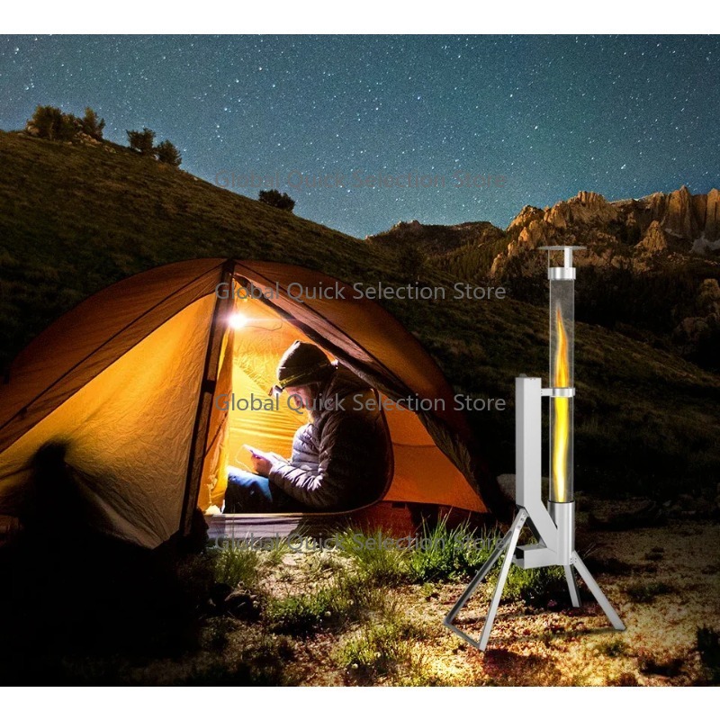 موقد خارجي يعمل بالحبيبات من ا - مراجعة Outdoor Camping Stove وسعره