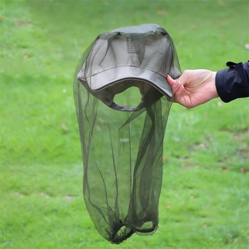 قبعة صيد مضادة للبعوض والحشرات - مراجعة Outdoor Camping Hat وسعره