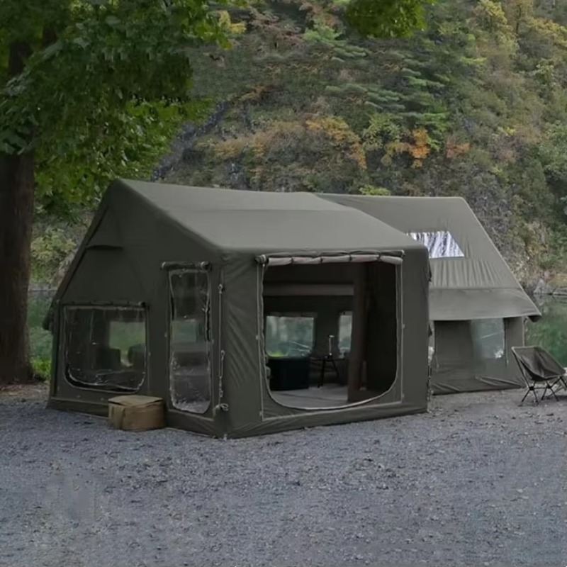 2025 أحدث تصميم المصنع الشتاء  - مراجعة Outdoor Camping Inflatable Tent وسعره
