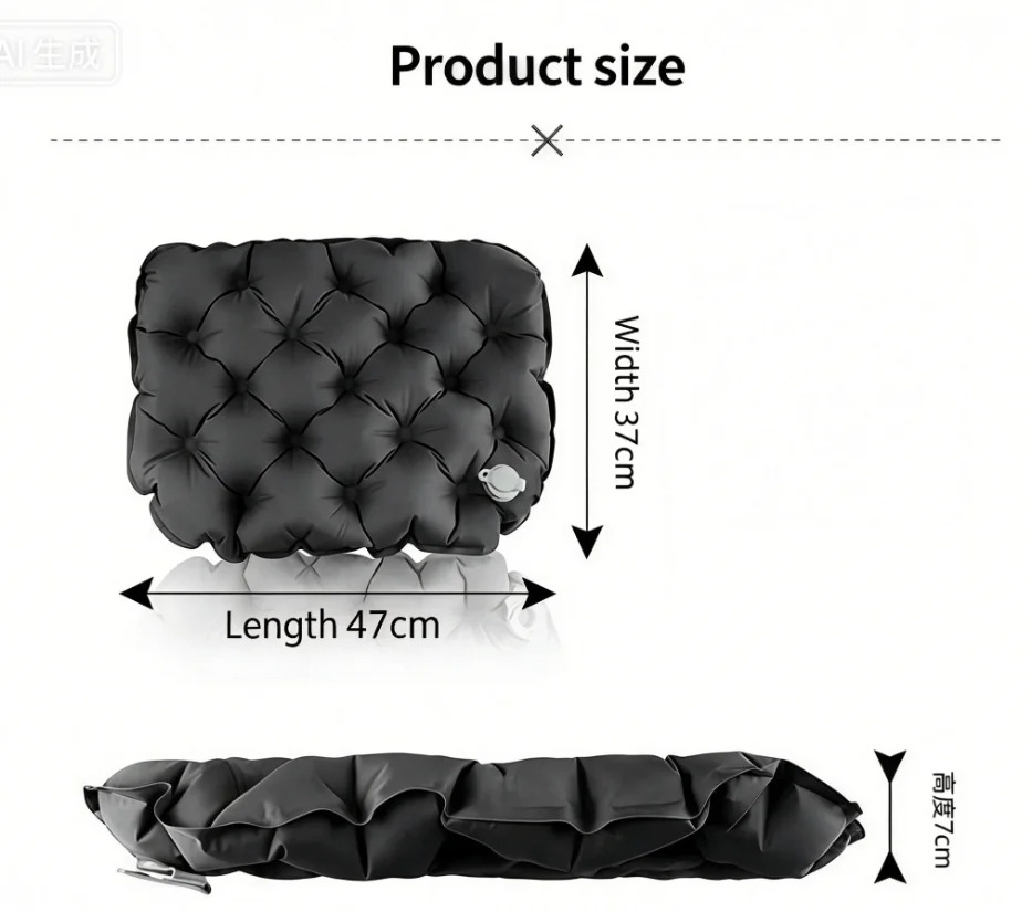 وسادة هوائية محمولة قابلة للنف - مراجعة Outdoor Camping Rug وسعره