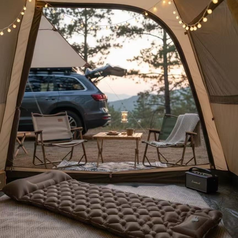 بساط نوم ذاتي النفخ للاستخدام  - مراجعة Outdoor Camping Rug وسعره