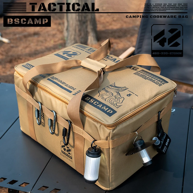 حقيبة تخزين تكتيكية كبيرة السع - مراجعة Outdoor Camping Bag وسعره