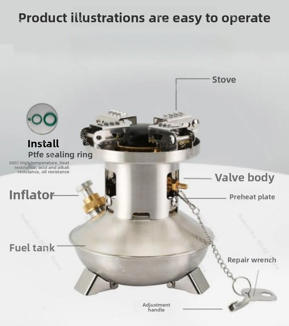 موقد محمول متعدد الاستخدامات ل - مراجعة Outdoor Camping Stove وسعره