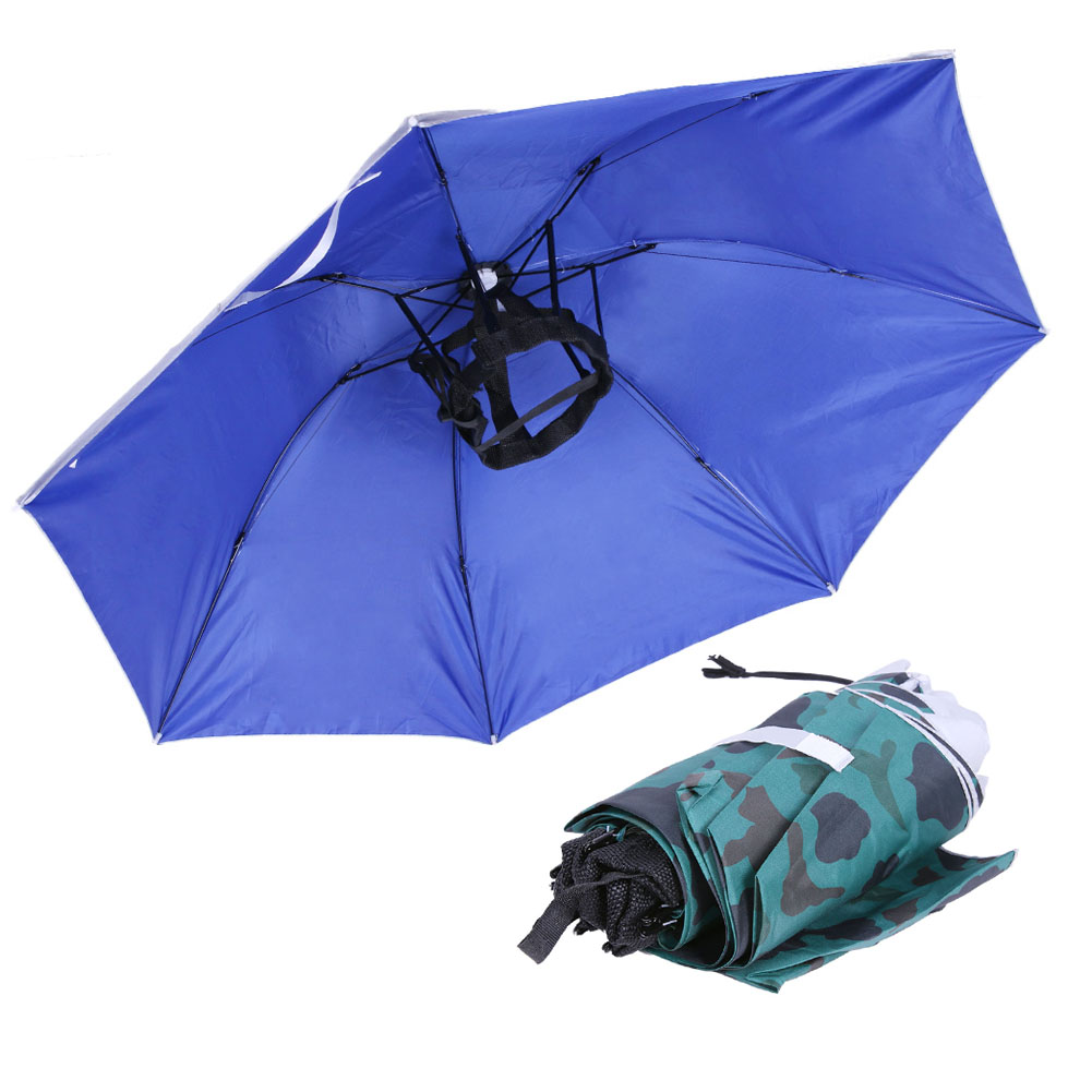 قبعة مظلة قابلة للطي مقاومة لل - مراجعة Outdoor Camping Umbrella وسعره