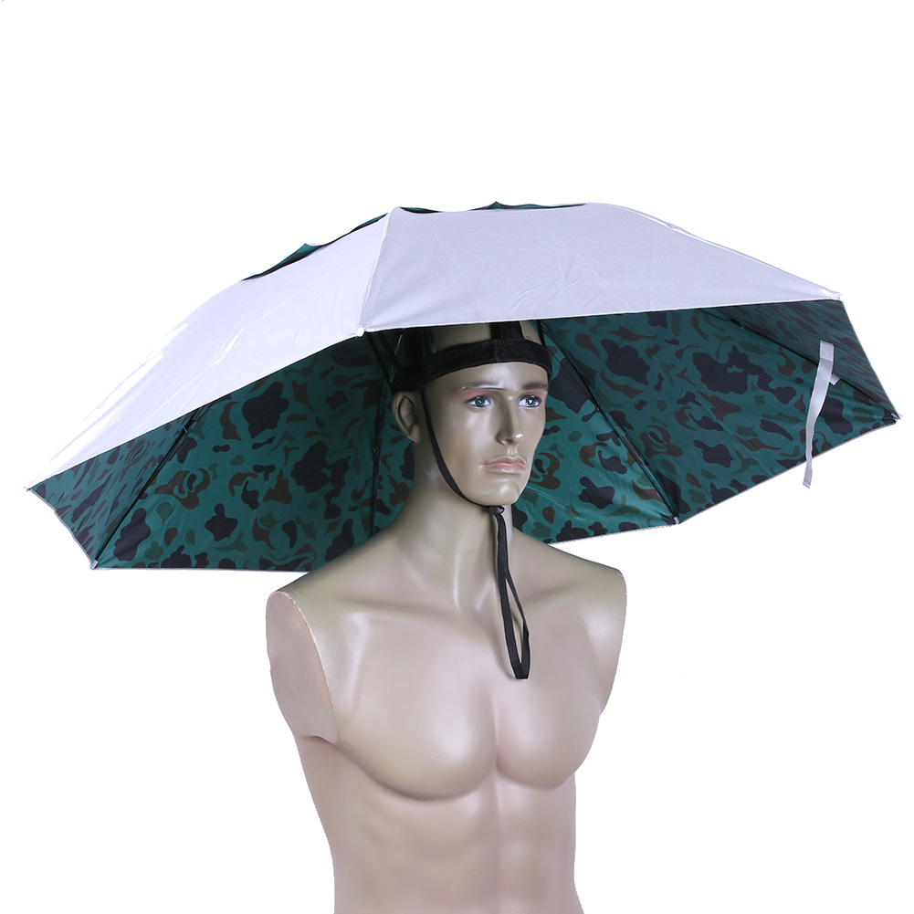 قبعة مظلة قابلة للطي مقاومة لل - مراجعة Outdoor Camping Umbrella وسعره