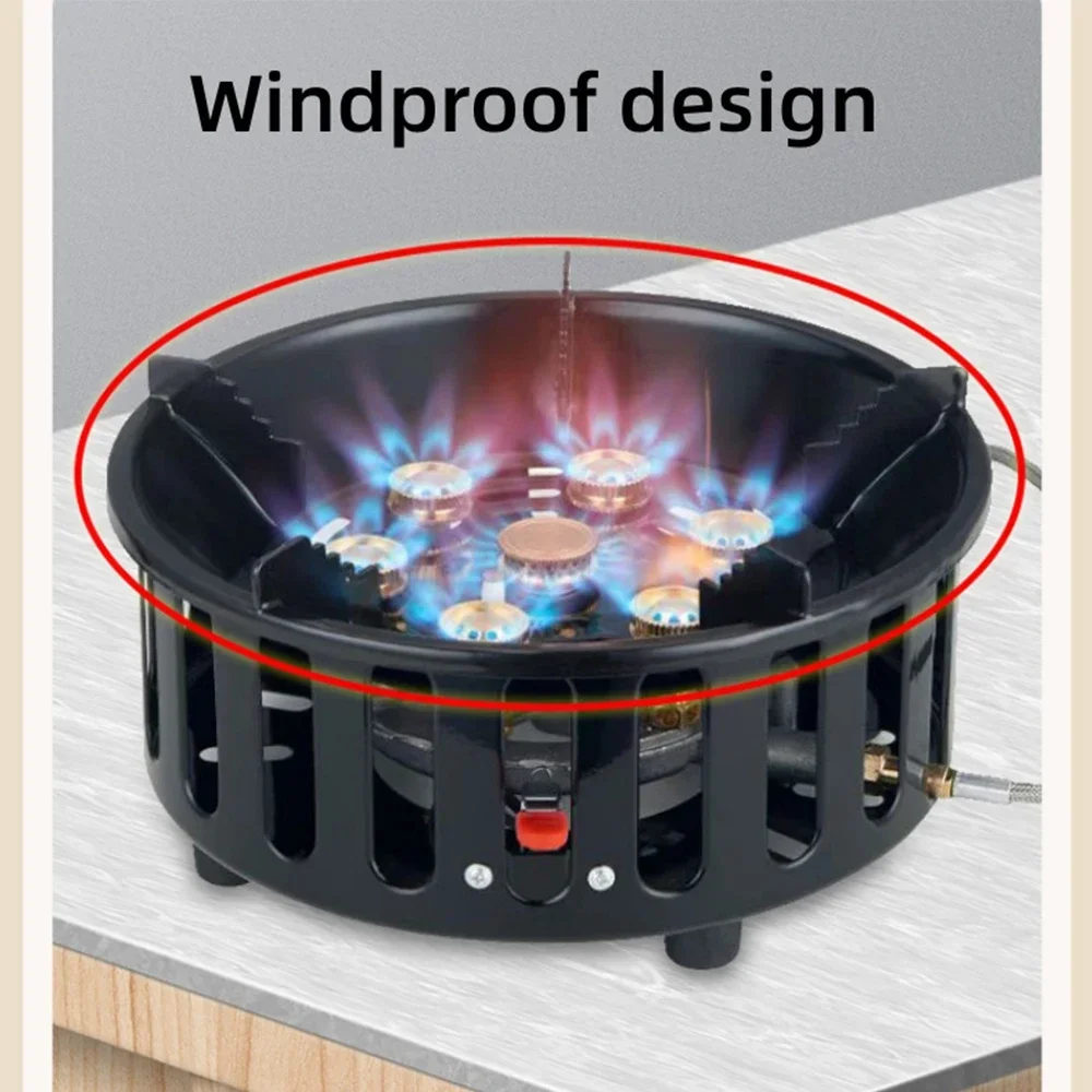 19800 واط 7-Core موقد للتخييم  - مراجعة Outdoor Gas Camping Oven وسعره