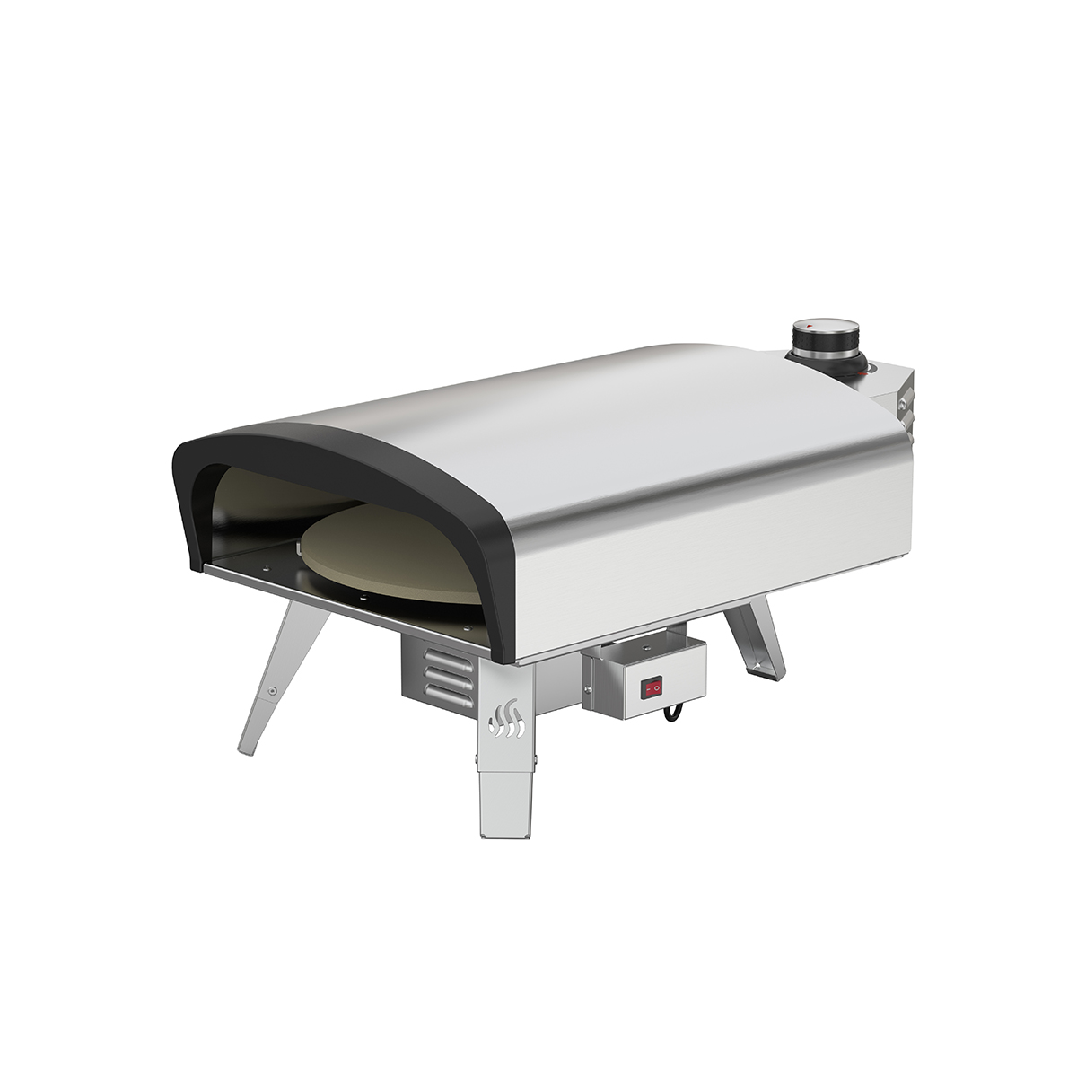 فرن بيتزا مع حجر للطهي في الهو - مراجعة Outdoor Gas Camping Oven وسعره