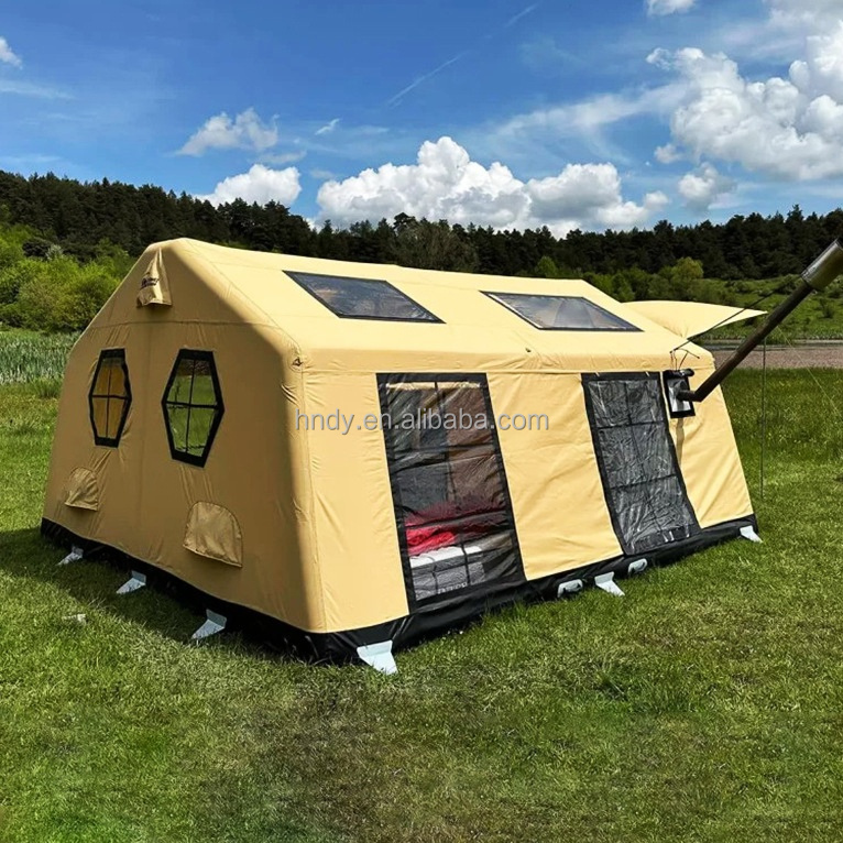 خيمة كبيرة قابلة للنفخ من البي - مراجعة Outdoor Camping Inflatable Tent وسعره