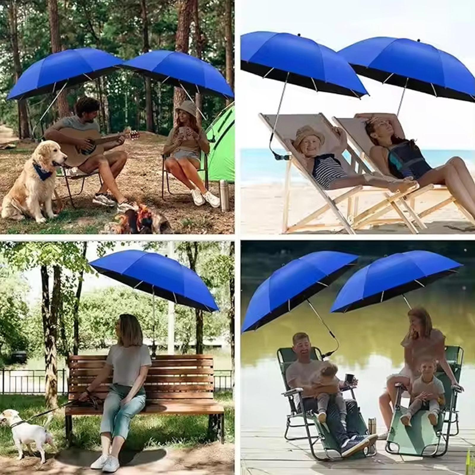 مظلة شاطئ قابلة للتعديل 360 در - مراجعة Outdoor Camping Umbrella وسعره