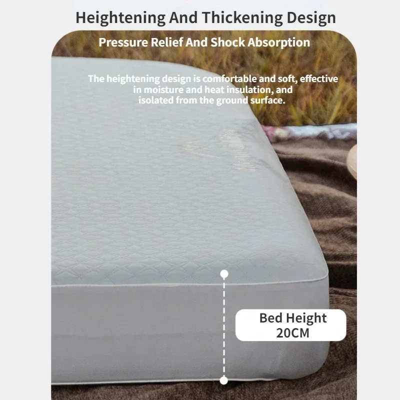 فراش هوائي أوتوماتيكي للشخصين  - مراجعة Outdoor Camping Rug وسعره