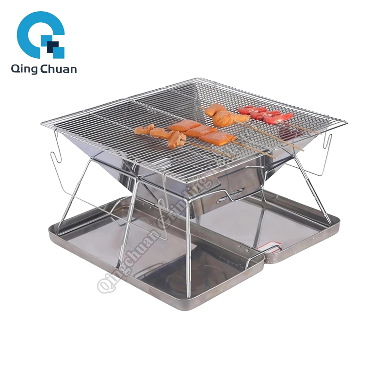 شواية تخييم قابلة للطي من الفو - مراجعة Outdoor Camping Stove وسعره