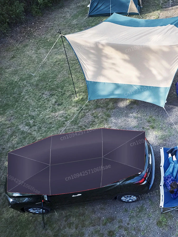 جديد مظلة السيارة حامي مقاوم ل - مراجعة Outdoor Camping Umbrella وسعره
