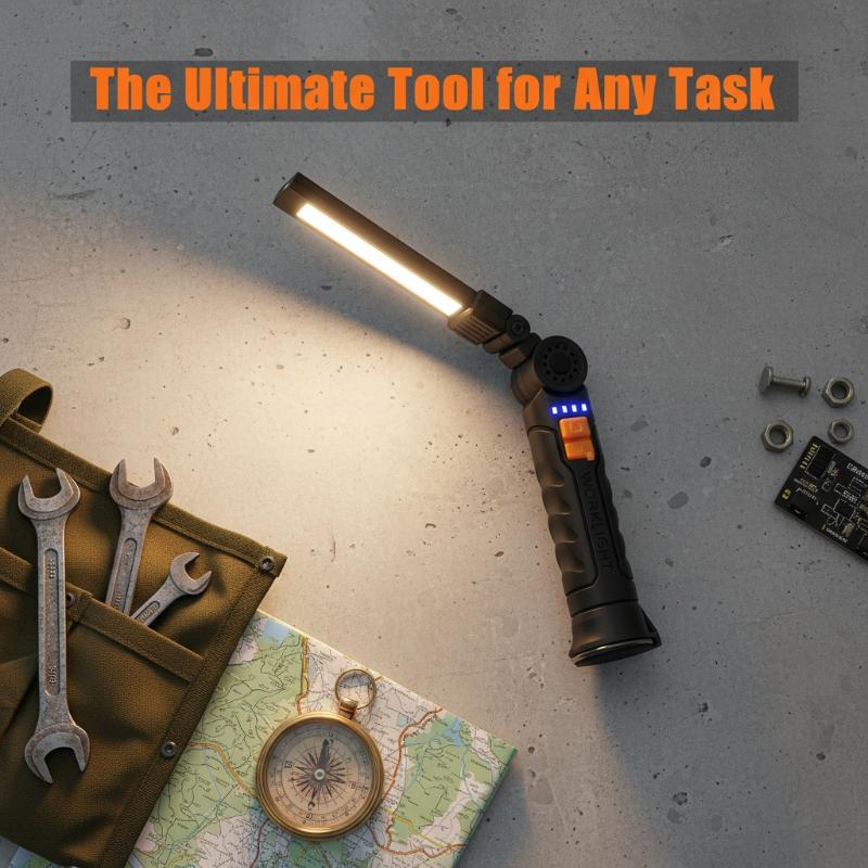 مصباح يدوي LED قابل لإعادة الش - مراجعة Outdoor Camping Jobs وسعره