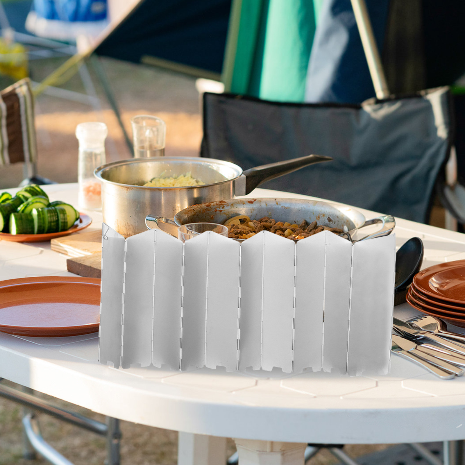 درع عاكس للحرارة قابل للطي من  - مراجعة Outdoor Camping Stove وسعره