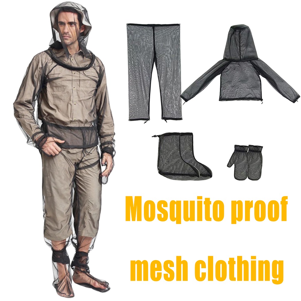 بدلة حماية من البعوض للاستخدام - مراجعة Outdoor Camping Jacket وسعره
