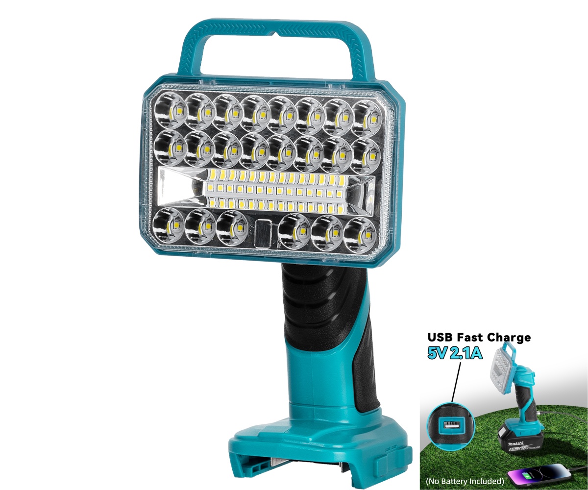 مصباح يدوي LED لاسلكي 18 وات 2 - مراجعة Outdoor Camping Jobs وسعره