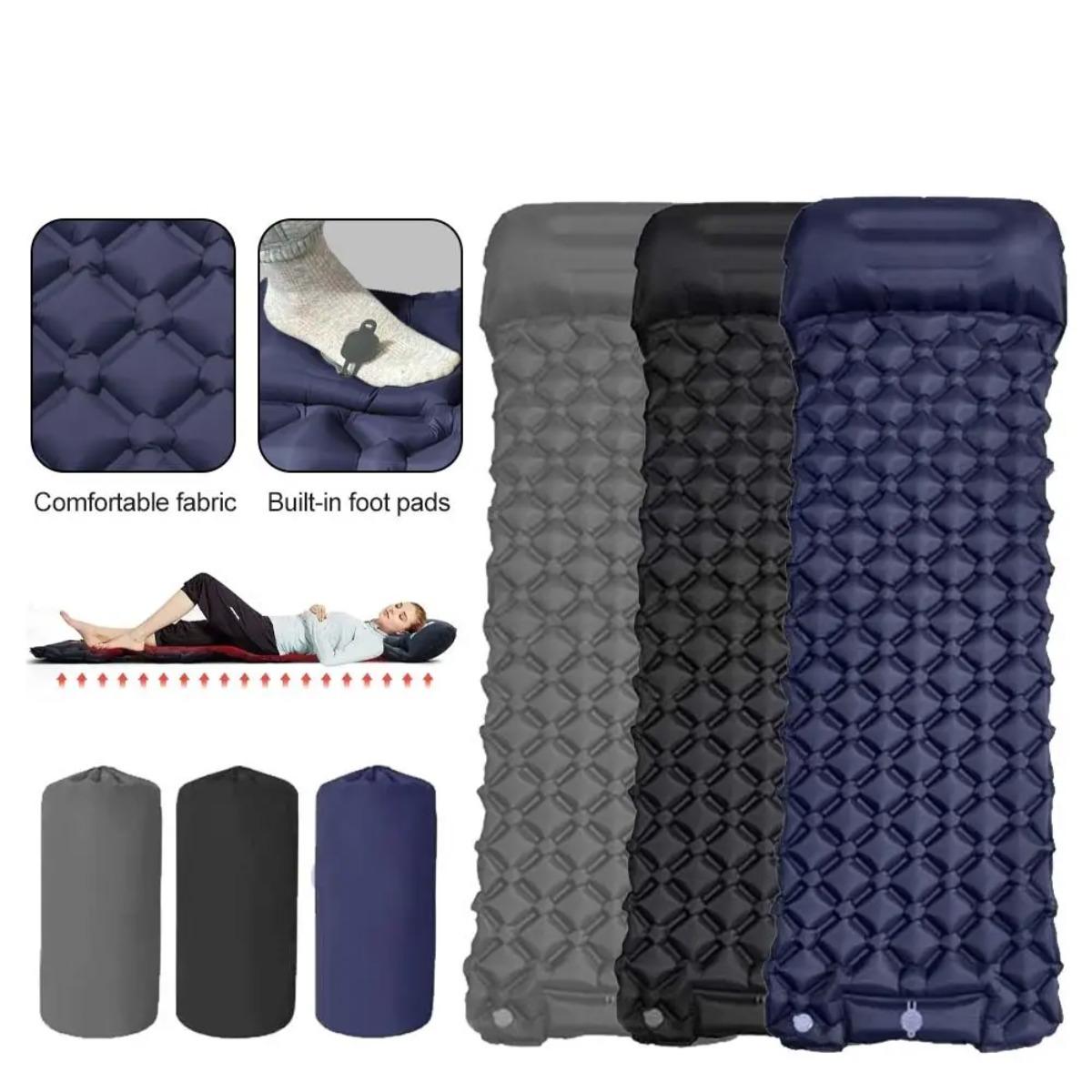 فراش هوائي قابل للنفخ فردي ومز - مراجعة Outdoor Camping Rug وسعره