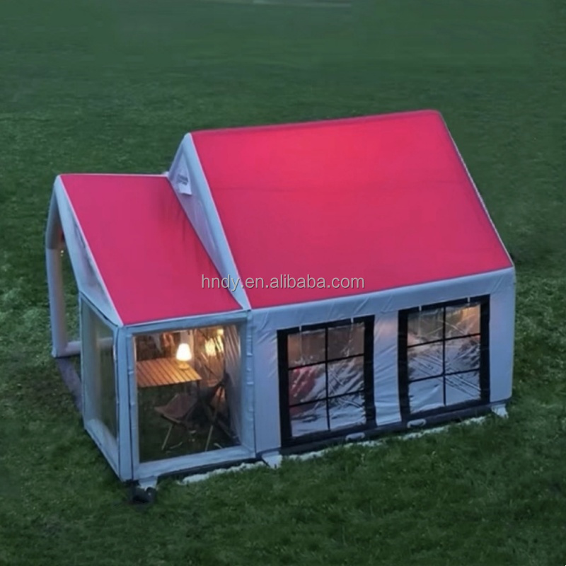 أحدث خيمة عائلية كبيرة قابلة ل - مراجعة Outdoor Camping Inflatable Tent وسعره