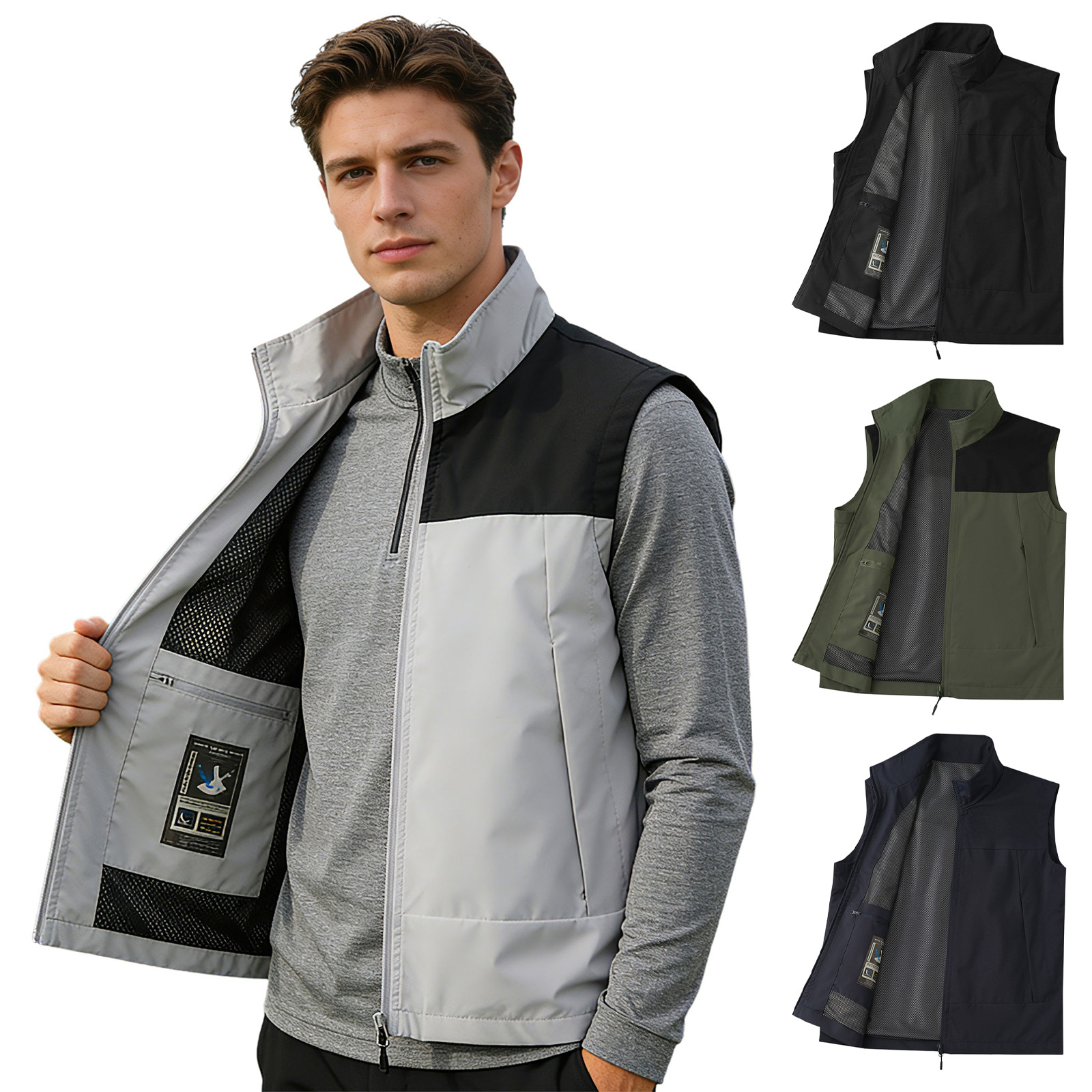 # سترة جولف للرجال مقاس M-5XL  - مراجعة Outdoor Camping Jacket وسعره