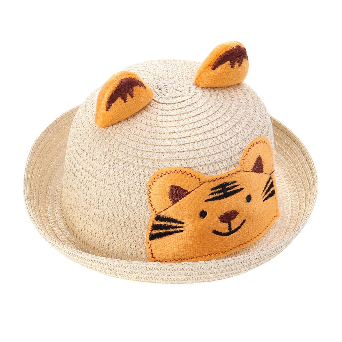 قبعة قش للأطفال بطبعة حيوانات، - مراجعة Outdoor Camping Hat وسعره