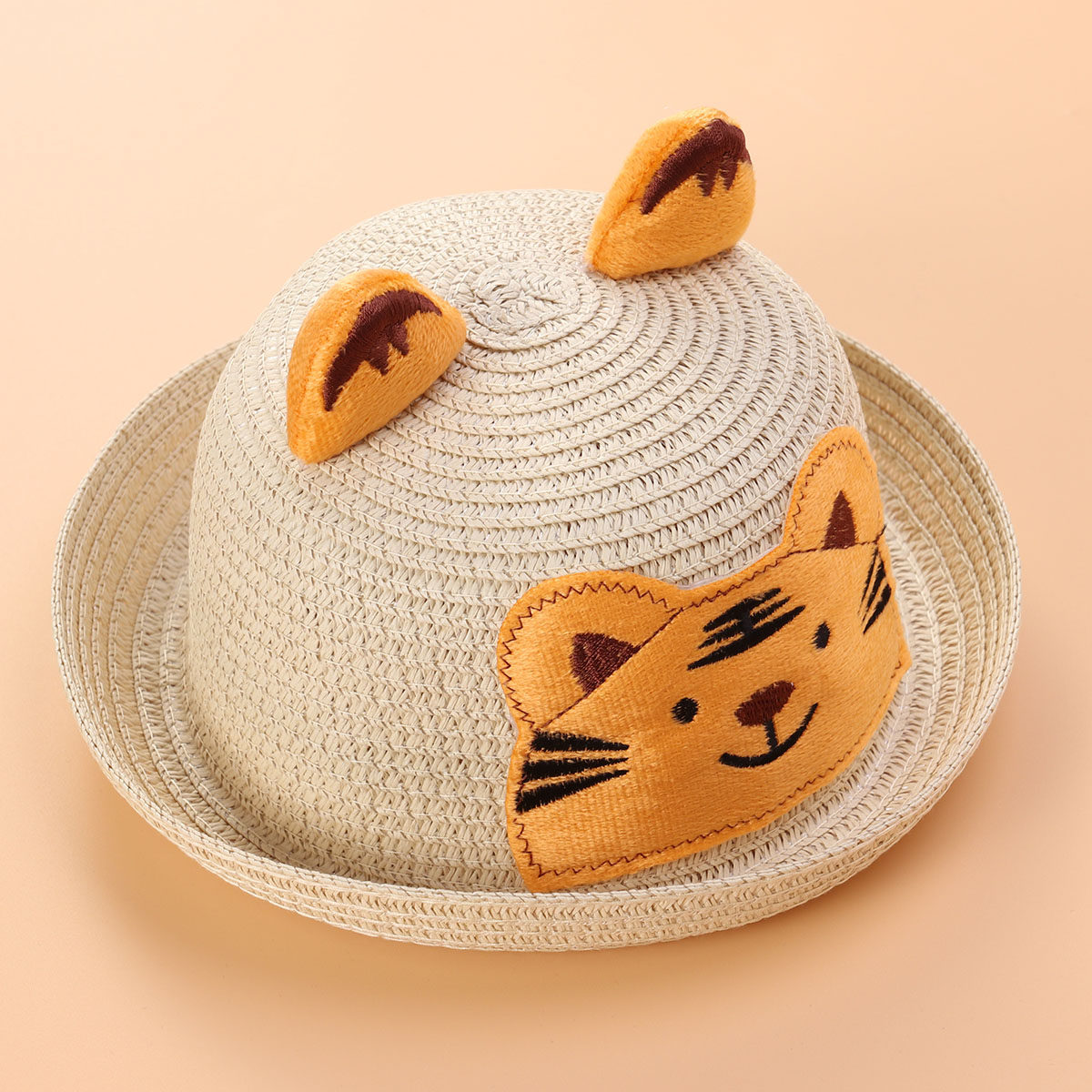 قبعة قش للأطفال بطبعة حيوانات، - مراجعة Outdoor Camping Hat وسعره