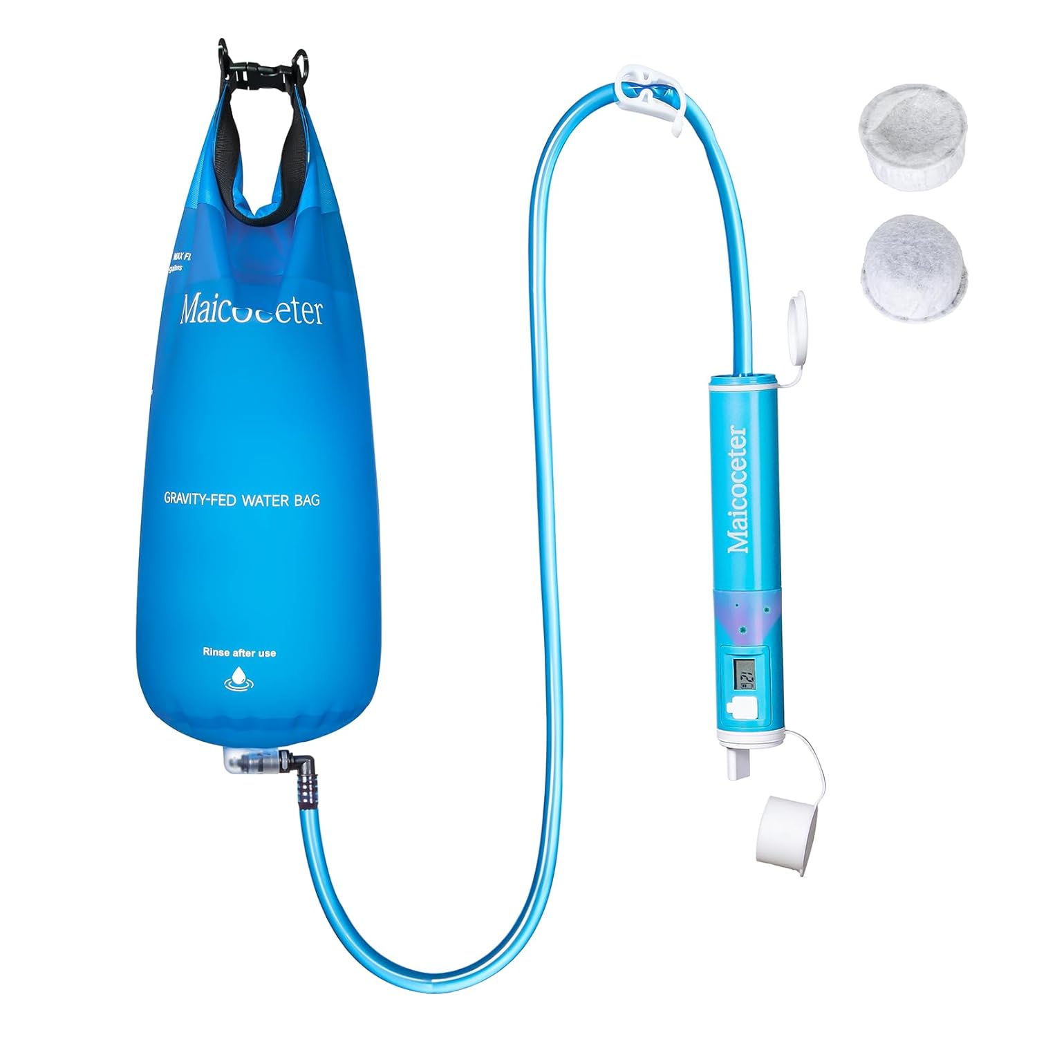طقم فلترة المياه مع شاشة LED ل - مراجعة Survival Kit وسعره