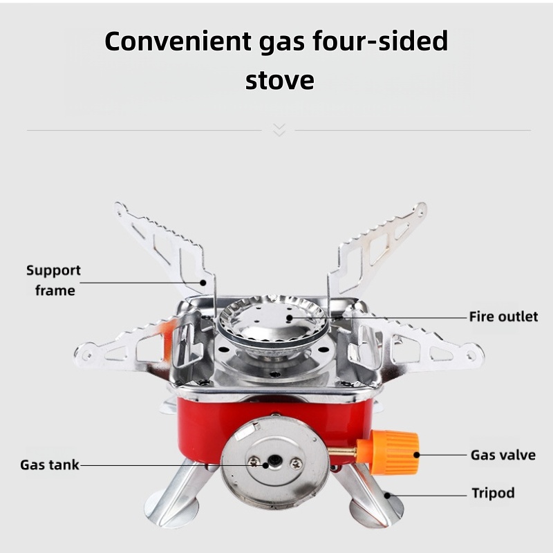 موقد غاز محمول قابل للطي للتخي - مراجعة Outdoor Gas Camping Oven وسعره