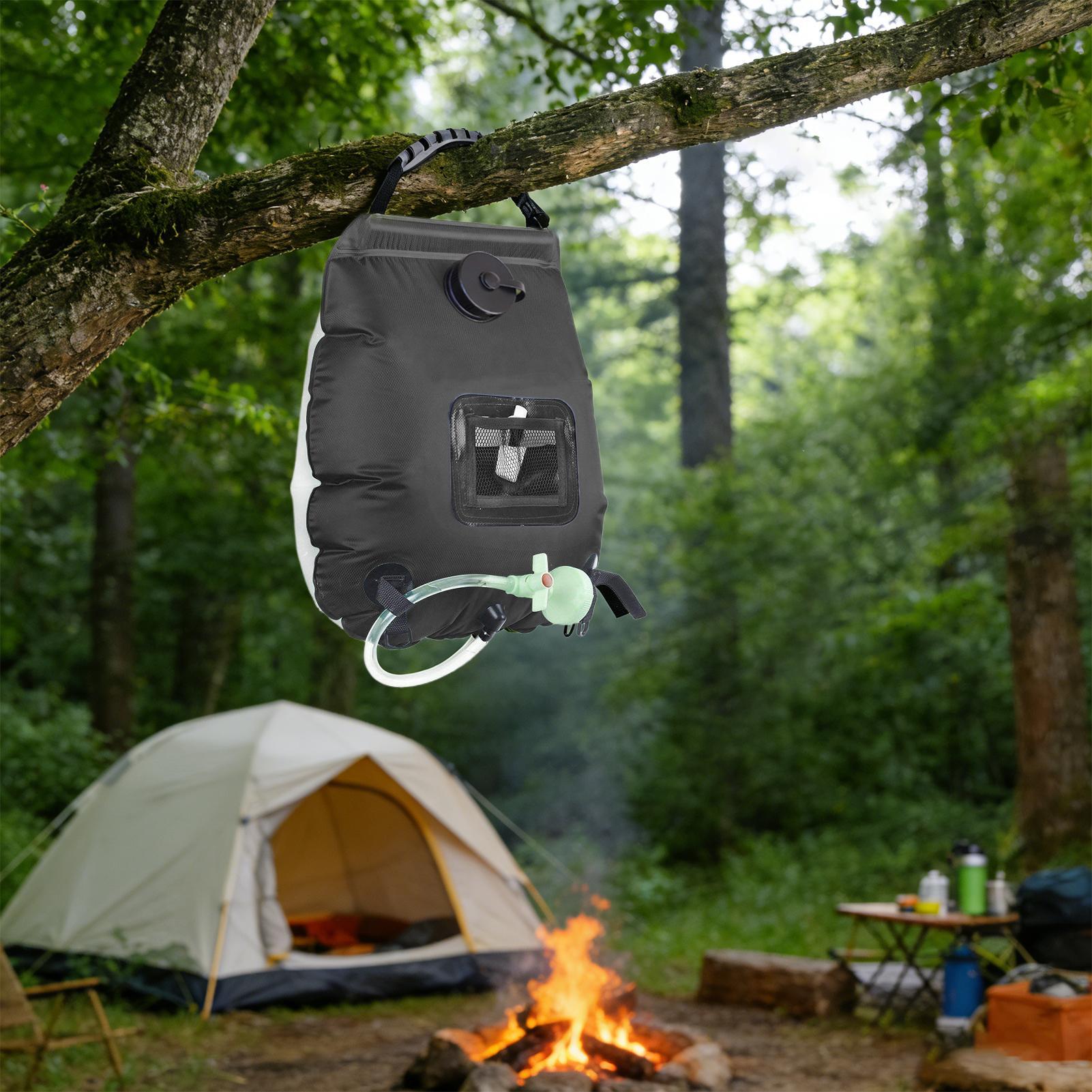 دش محمول للتخييم سعة 5 جالون/2 - مراجعة Outdoor Camping Bag وسعره