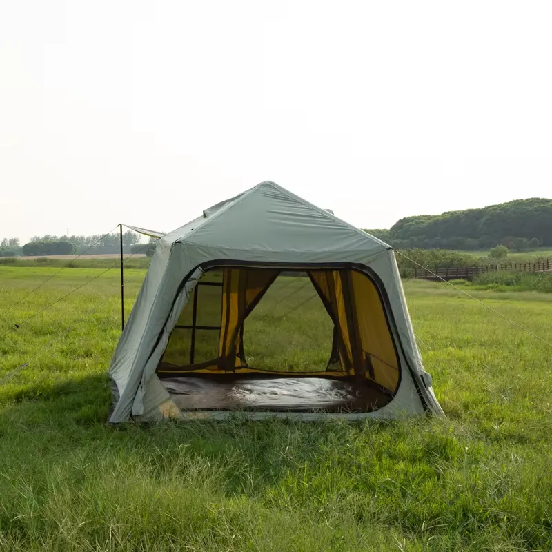 خيمة هوائية محمولة مقاومة للما - مراجعة Outdoor Camping Inflatable Tent وسعره