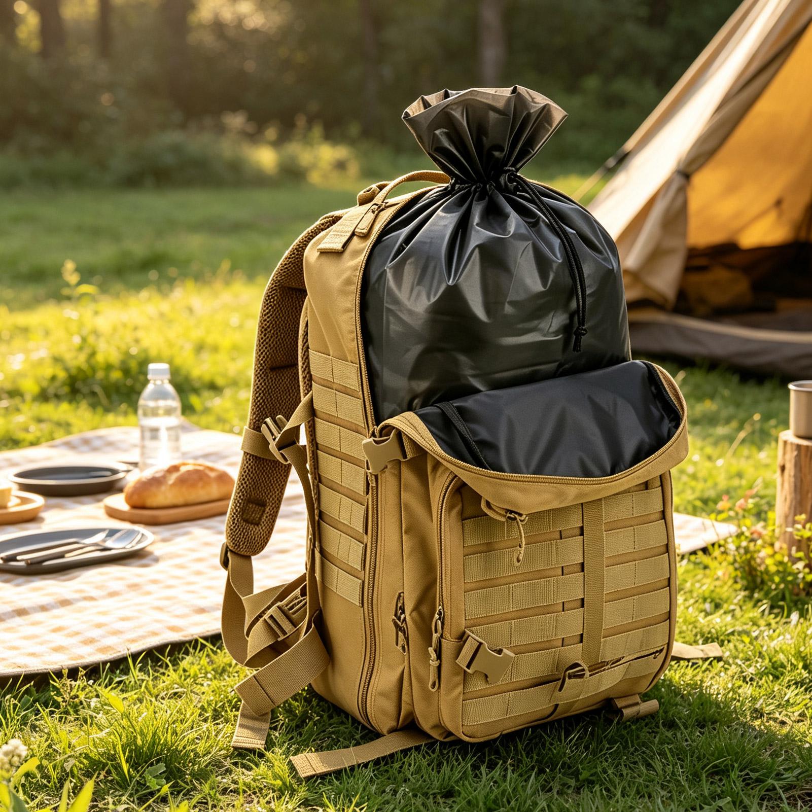 بطانة حقيبة ظهر مقاومة للماء،  - مراجعة Outdoor Camping Bag وسعره